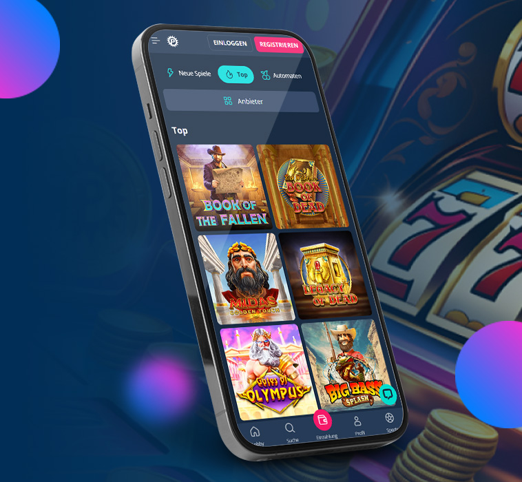 Casinospiele in der PlatinCasino-App verfügbar